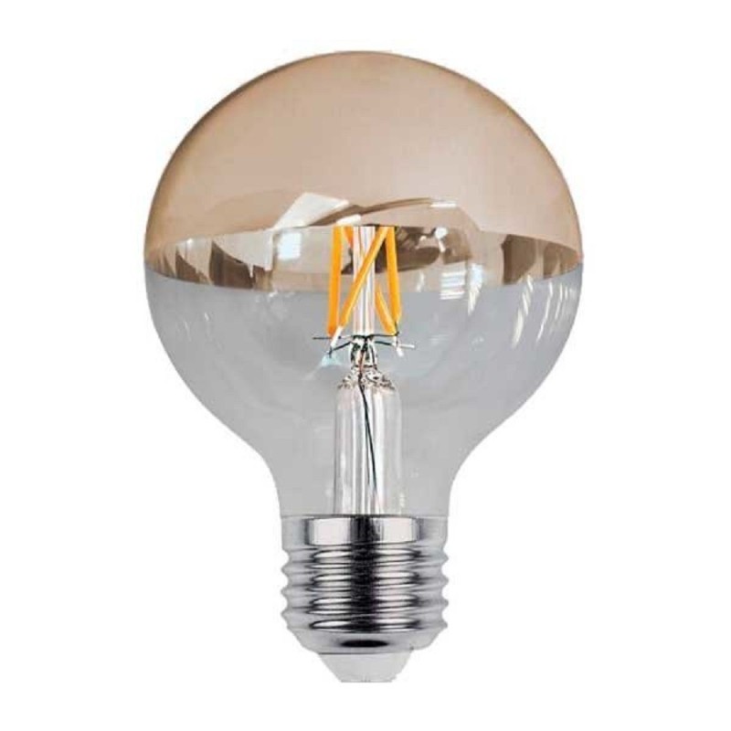 Ampoule Led décorative à filament semi dorée 7W - Optonica