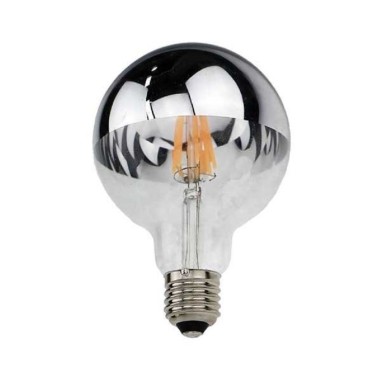 Ampoule Led décorative à filament semi chromée 7W - Optonica Leluminaireled.com