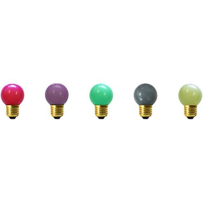 Kit Jazz de 5 ampoules Led colorées pour guirlande Paris Guinguette