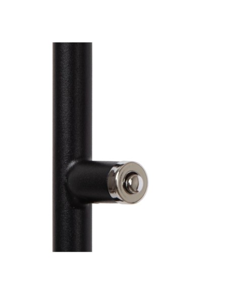 Lampadaire LED Dim. CCT 1x12W 2700K/4000K Noir - Lucide - Aaron