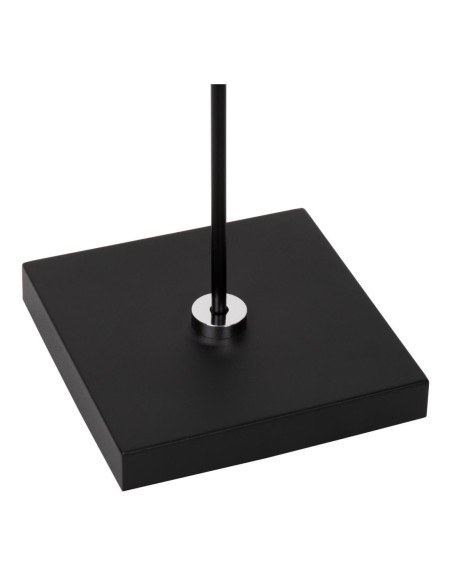 Lampadaire LED Dim. CCT 1x12W 2700K/4000K Noir - Lucide - Aaron