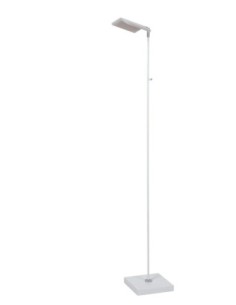 Lampadaire LED Dim. CCT 1x12W 2700K/4000K Blanc - Lucide- Aaron 2
