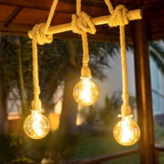 Lampe led sans fil extérieur à accrocher WEEDY-Deco Lumineuse