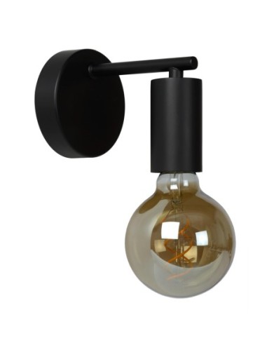 Lucide -  Leanne Applique murale métal noir mat culot E27