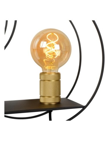 Lucide CIRCLE Applique murale 1xE27 Noir | Deko Light