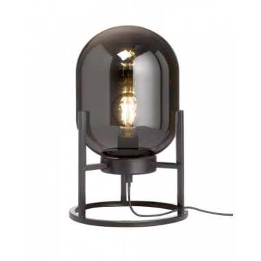 Lampe de table Led verre fumé - Fischer & Honsel - Regi Leluminaireled.com