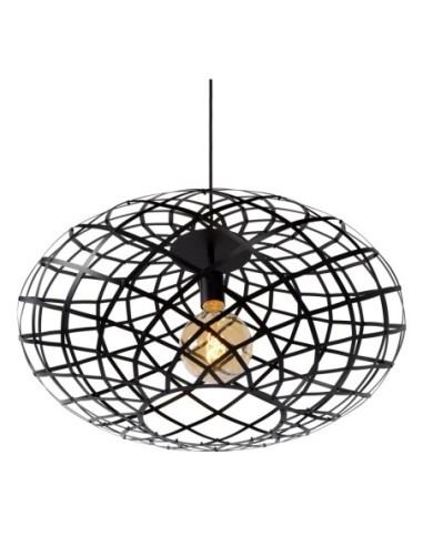 Suspension Diam. 65 cm 1xE27 60 W Métal  Noir - Lucide - Wolfram