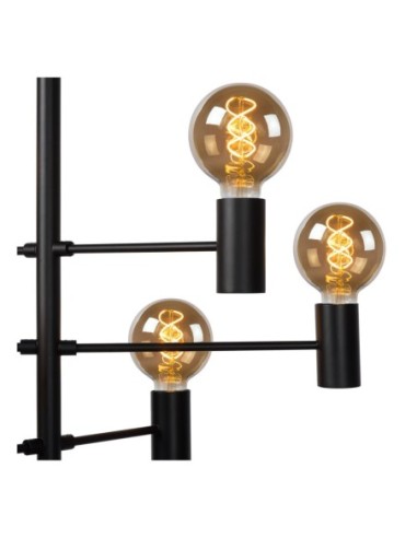 Lucide LEANNE Suspension Diam. 65 cm 10xE27 Noir