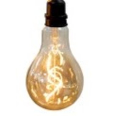 Ampoule Led filament design ambrée E27 G95 spéciale luminaire solaire - New garden 