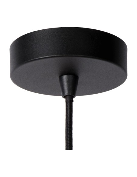 Lucide LESTER Suspension 6xE27 Noir | Deko Light