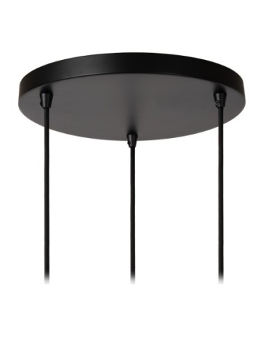 Lucide DANZA Suspension Diam. 50 cm 3xE27 Or Mat / Laiton | Deko Light