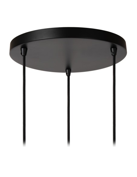 Lucide DANZA Suspension Diam. 50 cm 3xE27 Or Mat / Laiton | Deko Light