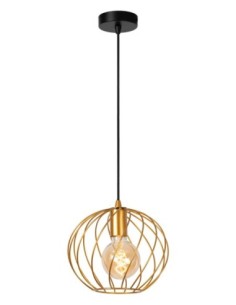 Lucide DANZA Suspension Diam. 25 cm 1xE27 Or Mat / Laiton | Deko Light