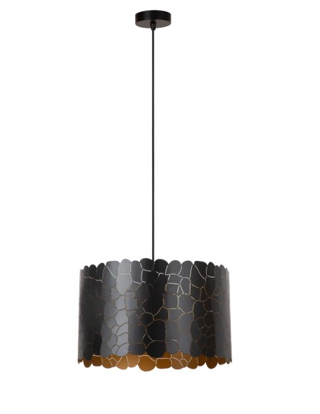 Lucide ALMELO Suspension Diam. 40 cm 1xE27 Noir | Deko Light