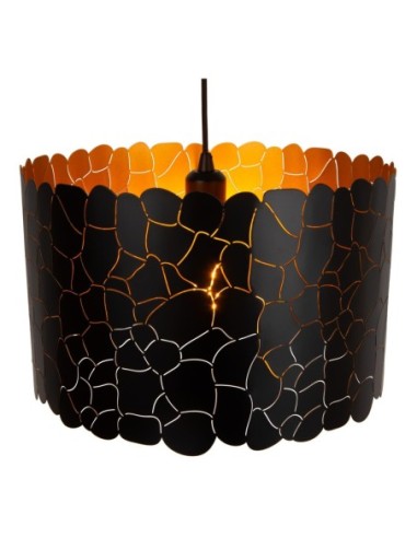 Lucide ALMELO Suspension Diam. 40 cm 1xE27 Noir | Deko Light