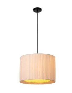 Lucide FOLD Suspension Diam. 40 cm 1xE27 Blanc | Deko Light