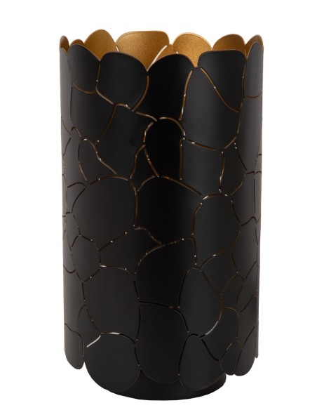 Lucide ALMELO Lampe de table Diam. 15 cm 1xE27 Noir | Deko Light