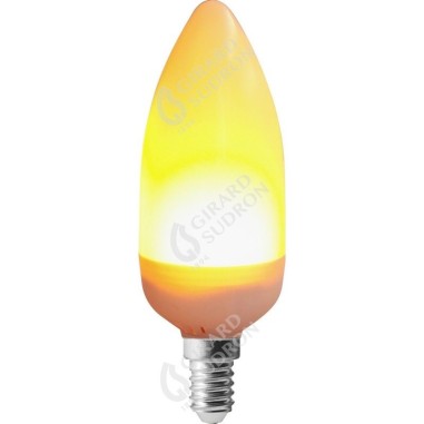 Ampoule Led   E14  forme flamme 3 modes - Girard Sudron 