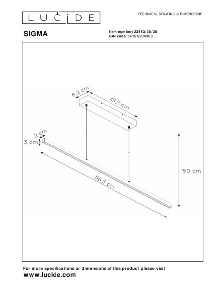 Sigma de Lucide -  dessin technique