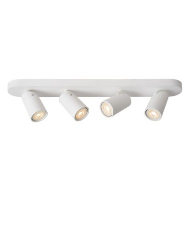 Spot plafond Led Dim to warm  4x5W 2200K/3000K blanc - Lucide -  Xyrus