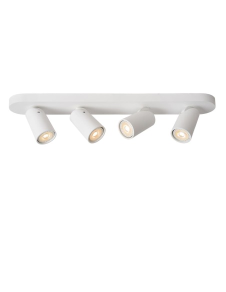 Spot plafond Led Dim to warm  4x5W 2200K/3000K blanc - Lucide -  Xyrus