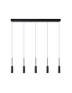 Suspension LED 5x7W 2700K, 500 LM, IP20, 230 V,Noir - Lucide - Tubule 2
