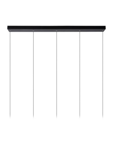 Suspension LED 5x7W 2700K, 500 LM, IP20, 230 V,Noir - Lucide - Tubule
