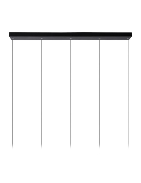 Suspension LED 5x7W 2700K, 500 LM, IP20, 230 V,Noir - Lucide - Tubule