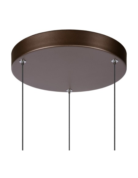 Lucide MARGARY Suspension Diam. 28 cm LED Dim. 3x4W 2700K Cafe | Deko Light