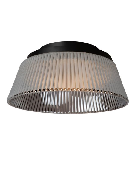 Lucide VIXI Plafonnier Diam. 35 cm LED Dim. 1x17,6W 2900K Fume | Deko Light