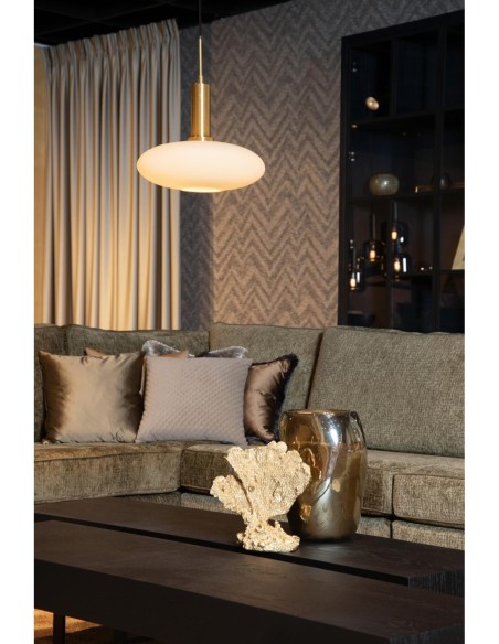 Lucide SINGALA Suspension Diam. 30 cm 1xE27 Or Mat / Laiton | Deko Light