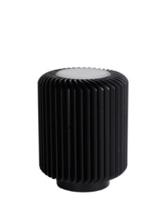 Lucide TURBIN Lampe de table Diam. 10,6 cm LED 1x5W 3000K Noir | Deko Light 2