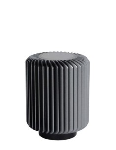 Lucide TURBIN Lampe de table Diam. 10,6 cm LED 1x5W 3000K Gris | Deko Light 2