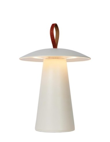 Lampe de table autonome étanche blanc Mat - Lucide - La Donna