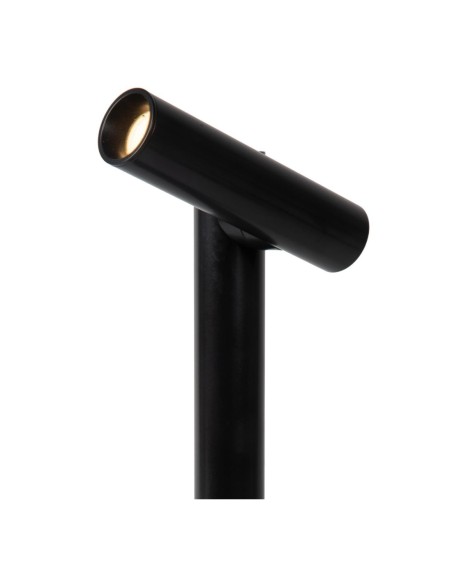 Lucide ANTRIM Lampe de table Rechargeable Int/Ext Batterie/Piles LED Dim. 1x2,2W 2700K IP54 Avec station de charge sans fil Noir