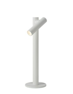 Lampe de table autonome rechargeable étanche blanche - Lucide - Antrim