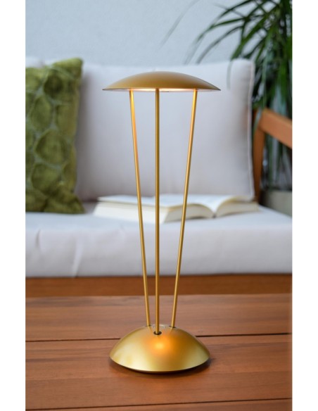 Renee de Lucide - lampe de table rechargeable - éclairage blanc chaud