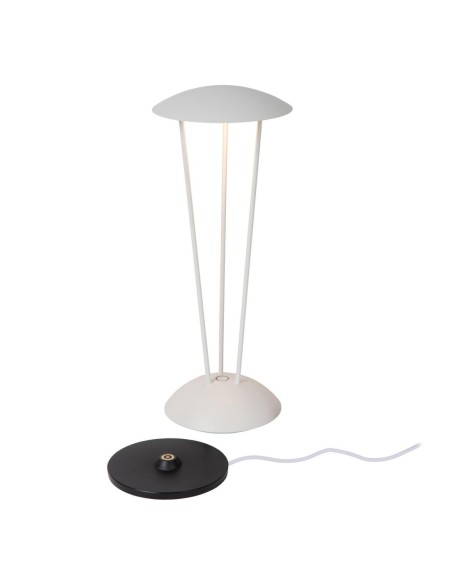 Lampe de table autonome avec station de recharge Renee de Lucide