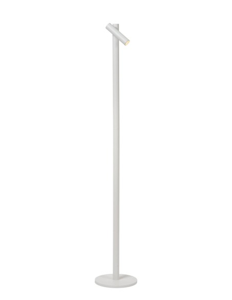 Lucide ANTRIM Lampadaire/lampe de lecture Rechargeable Int/Ext Batt/Piles 1x2,2W 2700K IP54 + station de charge sans fil Blanc |