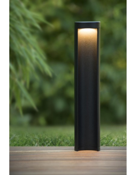 Combo  de Lucide - Potelet Led 215 lm 3000K IP54 aluminium noir 45 cm
