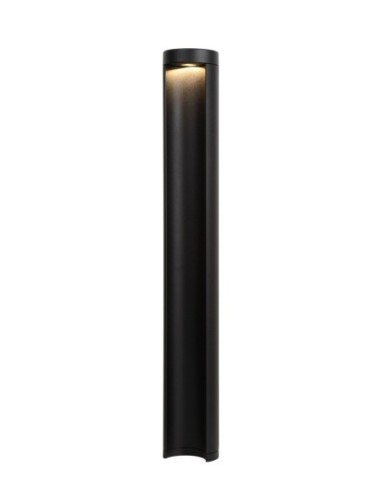 Potelet Led 300lm 3000K IP54 aluminium noir 65 cm - Lucide - Combo