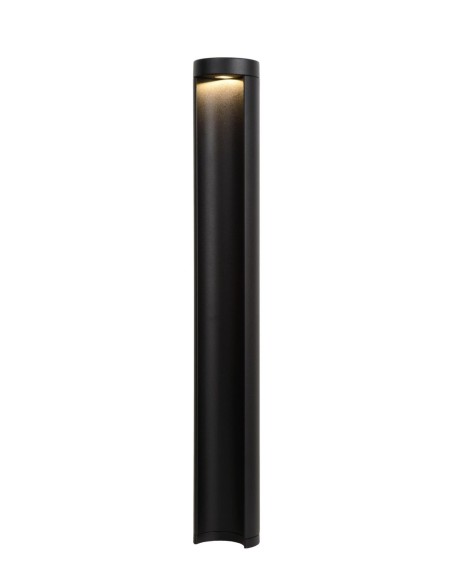 Potelet Led 300lm 3000K IP54 aluminium noir 65 cm - Lucide - Combo