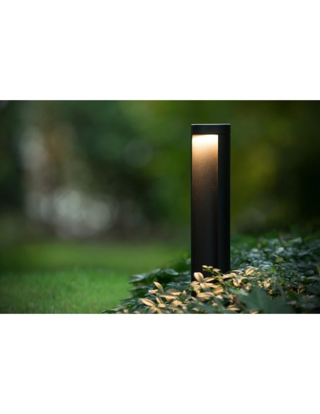 Combo  de Lucide -  Potelet Led 300lm 3000K IP54 aluminium noir 65 cm