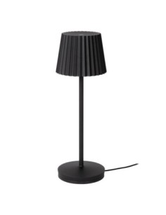 Lampe de table autonome étanche noir Mat - Lucide - Justine 2