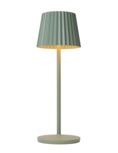 Lampe de table autonome étanche vert nil - Lucide - Justine