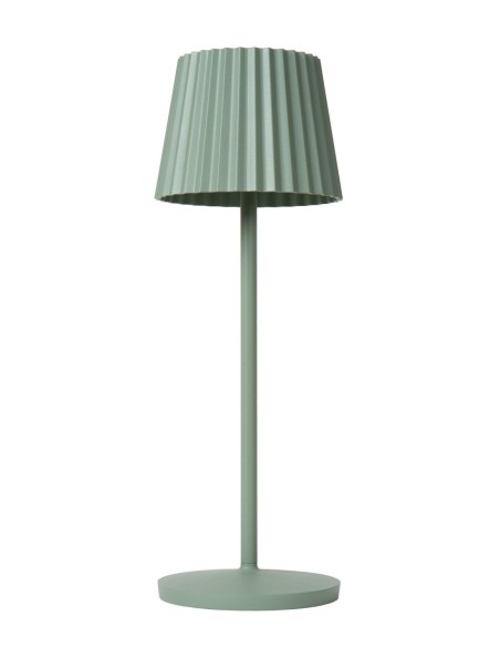Lucide - Justine - Lampe de table autonome étanche vert nil