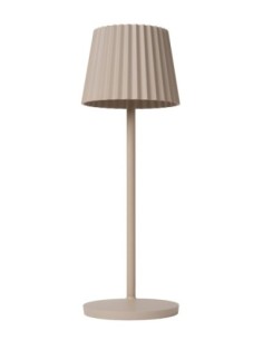 Lampe de table autonome étanche crème - Lucide - Justine 2