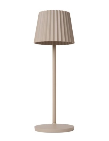 Lucide - Justine - Lampe de table autonome étanche crème