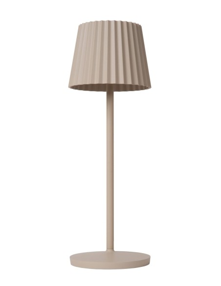 Lucide - Justine - Lampe de table autonome étanche crème