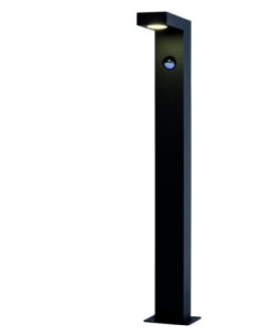 Potelet extérieur, 3000K, 400 lumens, détecteur, IP54 – Lucide - Texas